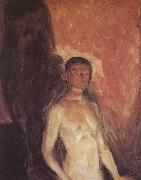 Edvard Munch Self-Portrait in the hell painting
